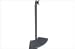 Atlona LCD Floor Stand - Stand for LCD TV - black - screen size: 10 - 27 - mounting interface: 100 x 100 mm, 75 x 75 mm