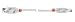 USB 2.0 Type A USB Male to Type B USB Male (Transparent), 5m