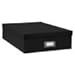 Pioneer Jumbo Scrapbook Storage Box, Black, 14.75 Inch X 13 Inch X 3.75 Inch,6-Pack