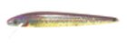 Rebel F1025H Holographic Minnow -- Purple/Chartreuse Hologram 3-1/2 5/16 Oz.