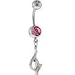 Silver BABY PHAT Single CAT Belly Ring image 2
