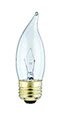 60 Watt Bent Tip Medium Base, Clear