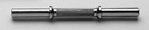 14 Inch Long Dumbbell Weight Bars with Collars - Use with Standard Weight Plates - 1 Pair