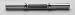 14 Inch Long Dumbbell Weight Bars with Collars - Use with Standard Weight Plates - 1 Pair