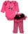DDG Darlings Baby Girls' "Little Lady Big Heart" 2-Piece Outfit - pink, 0 - 3 months