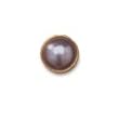 EAR PIERCING PEARL BEZEL STUDS REGULAR PACKAGE OF 12 PAIRS