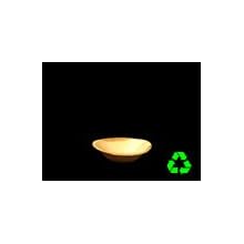 Packnwood Palm Leaf Mini Bowl, 4.7" Diameter (4 Packs of 25)