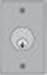 MS Sedco 730 Series Heavy Duty Momentary Keyswitch & 2 3/4