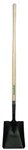 Union Tools Long Handle Square Point Transfer Shovel