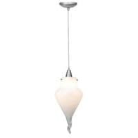 Access Lighting - 23525-BS FRA: Heather Velvet - 1 Light Cone Pendant - Brushed Steel... by Meyda
