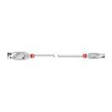 LINDY Transparent USB2 Cable Type A Male to Type mini-B Male, 1m
