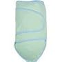 Miracle Blanket - Green with Blue Trim
