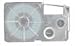Musical Instruments : Casio XR-18WES 18mm Labelling Tape (Black on White)