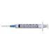 BD 3 mL Luer-Lok Syringe, 26 G x 5/8" BD Precision Glide Subcutaneous Needle Regular Bevel Thin Wall Box of 100 Detachable Needle
