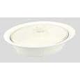 CorningWare 4-qt. Oval Roaster with Glass Cover - French White by CorningWare