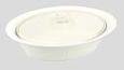 CorningWare 4-qt. Oval Roaster with Glass Cover – French White