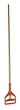 Tough Guy 1TZA9 Mop Handle, Janitor Wing Nut, 60 In, Wood