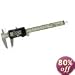6 Inch LCD Digital Caliper with Extra Battery and Storage Case