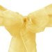 LinenTablecloth Organza Sash (10-Piece) Gold