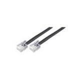 1001Cables - High Spec. ADSL Cable RJ11-RJ11 15m Modem Cable