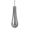 Pear Shape Chrome Finish Light Pull