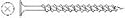 Galvanized Deck Screws - 100D 6X1in. Ph Galv Deck Screw