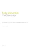Early intervention : the next steps : an independent report to Her Majesty's Government by Graham Allen MP
