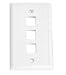 GE Security CCWP0003W Single-Gang Connection Plate With 3 Ports