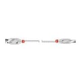 LINDY Transparent USB2 Cable Type A Male to Type B Male, 1m