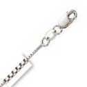 18k White Gold 20 Inch X .8 mm Box Chain Necklace