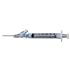 BD 3 mL BD Safety Glide Syringes 25 G x 5/8" Shielding Subcutaneous Injection Needles Detachable needle Hub Color- Turquoise Box of 50