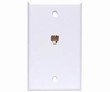 6Conductor Smooth Finish Flush Wall Plate