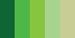 Quilling Paper 1/8" 100/pkg-green (5 Colors)