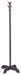 o Quartet o - Costumer, Four Hooks, Solid Wood, Ebony
