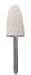 FELT BOBS TYPE MS 3 1/2" DIAMETER X 1" FACE MEDIUM MOUNTED ON 1/8" MANDREL