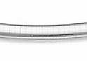 14k White Gold 18 Inch X 6.0 mm Omega Necklace