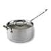 All-Clad Stainless 4-Quart Saucepan with Loop