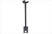 Atlona AT-PLCM-1B - Mounting component ( mounting adapter ) for flat panel - black - ceiling mountable