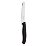 Victorinox 4 1 4 Chefs Tomato Sausage Wavy Edge Parer Polypropylene Black Handle by Victorinox