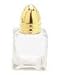 12 Pc Elegant Smooth Glass Gold Top Individual Salt & Pepper Mini Shakers