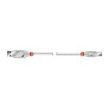 LINDY Transparent USB2 Cable Type A Male to Type mini-B Male, 3m