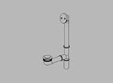 Classic Bath Waste Drain Finish: Stainless Steel