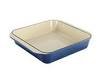 le creuset enameled cast-iron 9-3/4-inch square roast/bake pan, dune