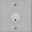 MS Sedco 730 Series Heavy Duty Momentary Keyswitch & 4 1/2" Square Face Plate