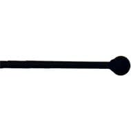 Extra Long Curtain Rod Iron Ball 113 to 130 by VWI
