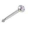 18 Gauge AB Gem Jeweled Nose Bones - Nose Rings
