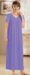 Embroidered Roses Long Gown