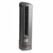 Air Stick Fan,3 Speeds,Oscillating,3-1/4x4-1/16x14,Gray