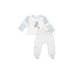 Absorba Newborn Boys Puppy Print 2 Piece
