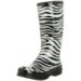 On Your Feet Women's Satra Zebra Print Rainboot